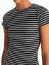 LC Waikiki Crew Neck Striped Short Sleeve Women's Bodycon Dress